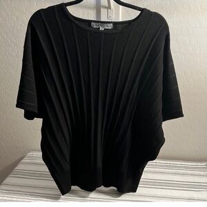 Short Sleeve Ribbed Dolman Sweater